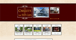Desktop Screenshot of leschaletsdulacseptiles.com